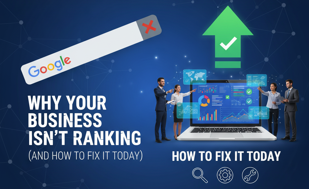 Why Your Business Isn’t Ranking on Google (and How to Fix It Today)